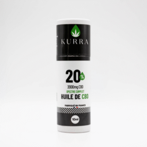 Huile CBD Full Spectrum Kurra 20 % – 2000 mg – Made in France