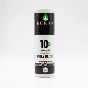 huile de cbd kurra 10 % full spectrum – chanvre bio made in france