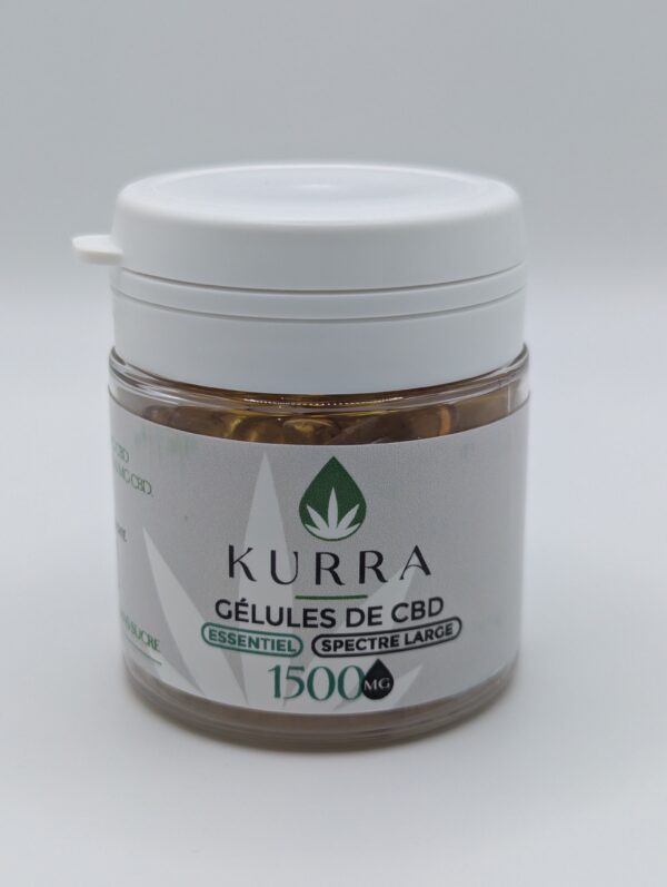 gélules de CBD spectre large