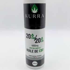 Huile CBD & CBG spectre complet 4000 MG