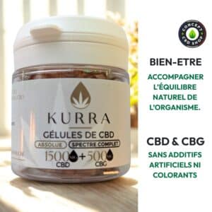 Kurra CBD-1500-CBG Chanvre Waldighoffen